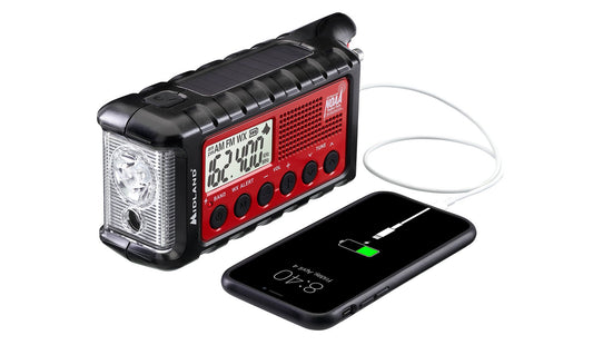Midland Emergency Crank Weather Radio 2600 mAh [B]