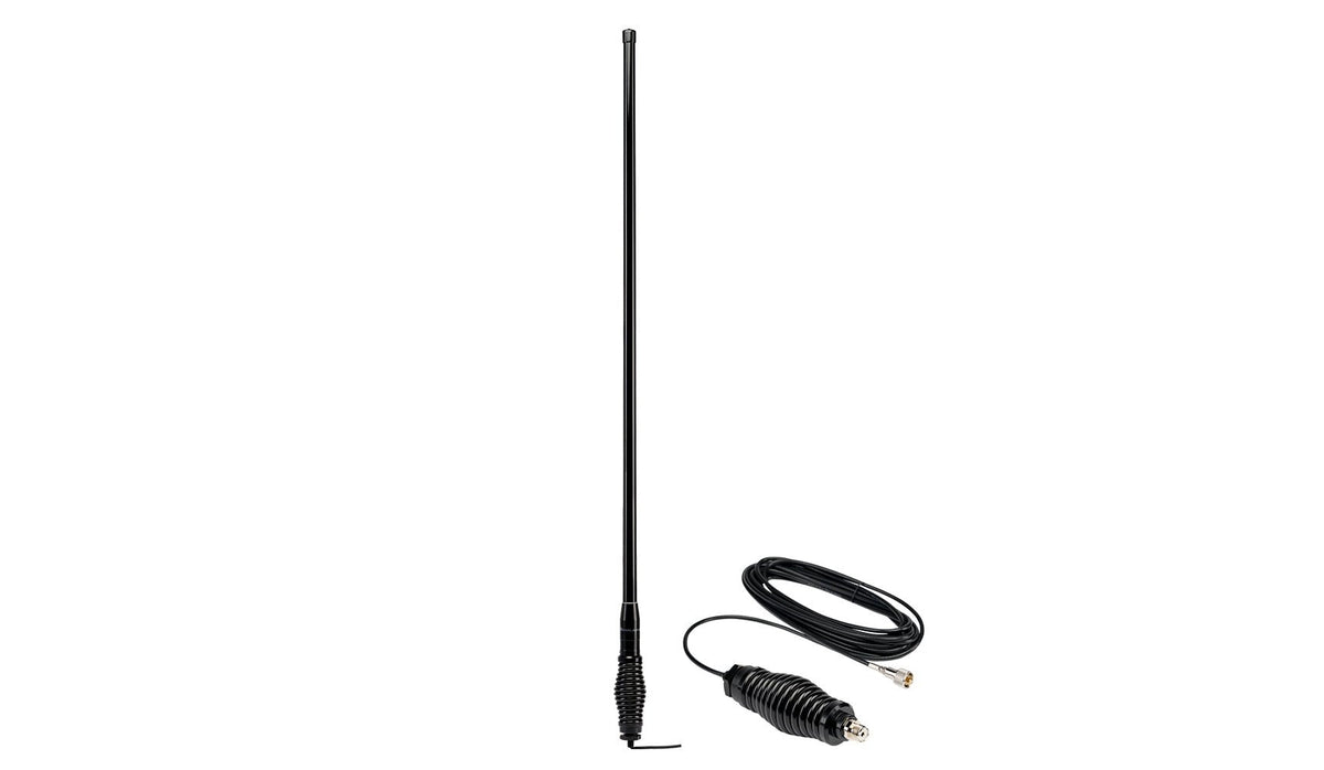 Midland 6.6 dB Heavy Duty Bullbar Antenna with Spring Base and Cable [B]